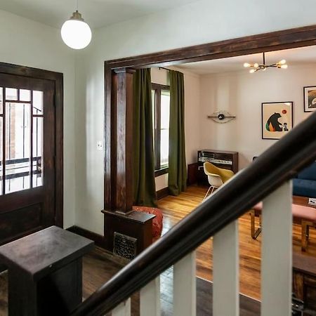 Luxe Mid-Century Styled Historic Townhouse #1 Villa Detroit Eksteriør bilde