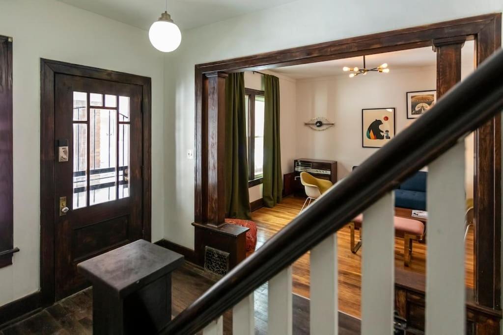 Luxe Mid-Century Styled Historic Townhouse #1 Villa Detroit Eksteriør bilde