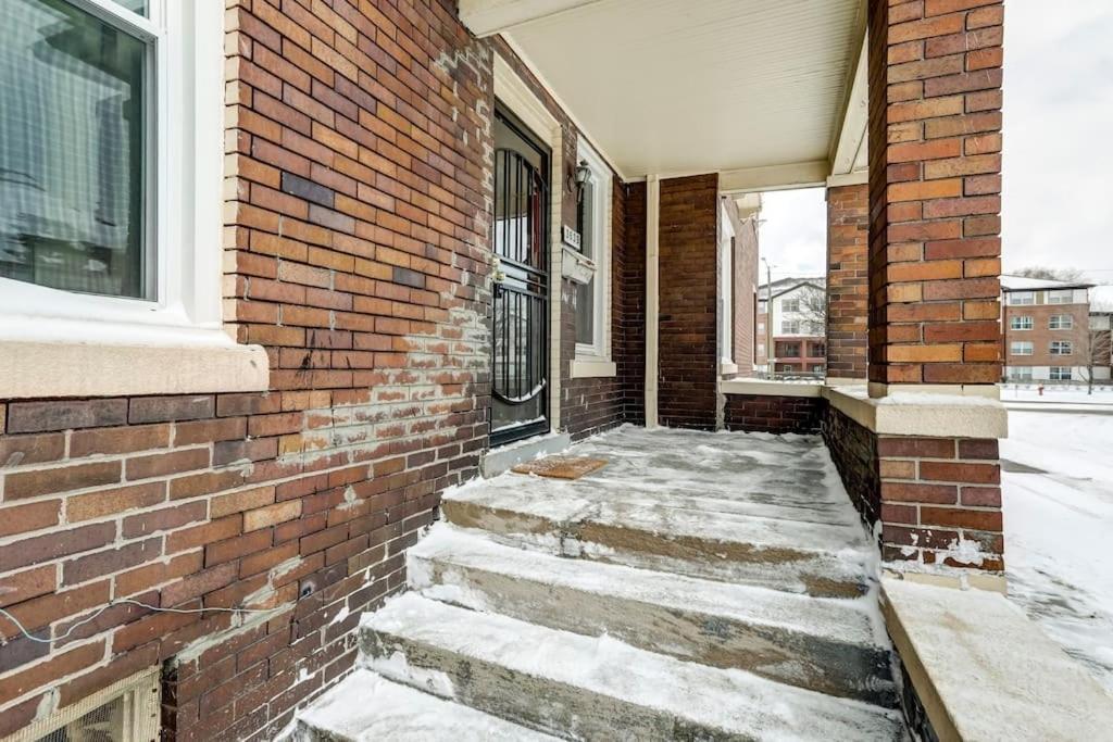Luxe Mid-Century Styled Historic Townhouse #1 Villa Detroit Eksteriør bilde
